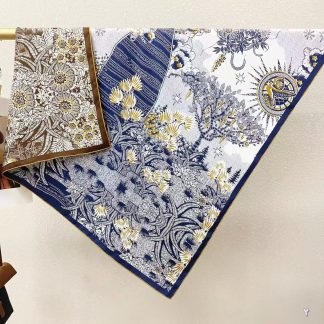 100% Real Silk Twill 90x90cm - 77g (with Pack) Square Scarf