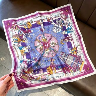 100% Real Silk Bandana 53x53cm - Premium 22g Mulberry Silk Square Scarf