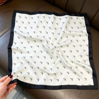100% Real Silk Bandana 53x53cm - Premium 22g Mulberry Silk Square Scarf