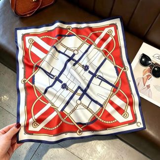 100% Real Silk Bandana 53x53cm - Premium 22g Mulberry Silk Square Scarf