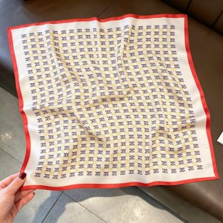 100% Real Silk Bandana 53x53cm - Premium 22g Mulberry Silk Square Scarf