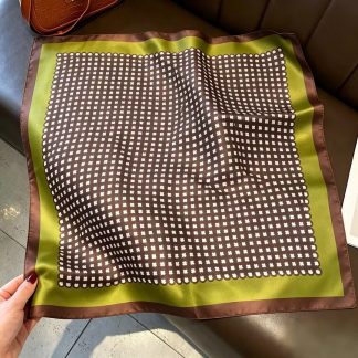 100% Real Silk Bandana 53x53cm - Premium 22g Mulberry Silk Square Scarf