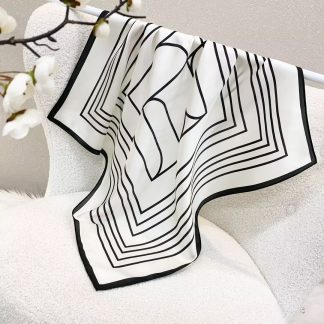 100% Real Silk Bandana 70x70cm – Premium 33g Mulberry Silk Square Scarf