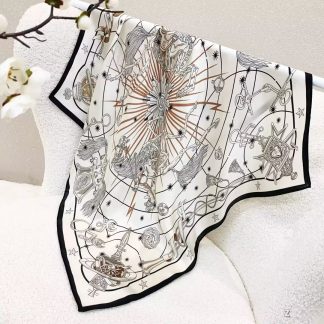 100% Real Silk Bandana 70x70cm – Premium 33g Mulberry Silk Square Scarf