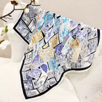100% Real Silk Bandana 70x70cm – Premium 33g Mulberry Silk Square Scarf