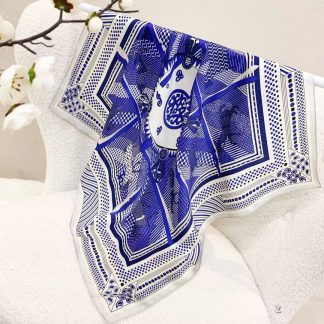 100% Real Silk Bandana 70x70cm – Premium 33g Mulberry Silk Square Scarf