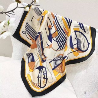 100% Real Silk Bandana 70x70cm – Premium 33g Mulberry Silk Square Scarf