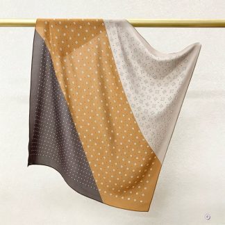 100% Real Crepe de Chine Satin Silk Bandana 70x70cm – Heavyweight 35g Square Scarf with Neat Tailored Edges