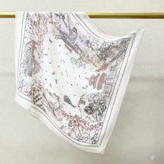 100% Real Crepe de Chine Satin Silk Bandana 70x70cm – Heavyweight 35g Square Scarf with Neat Tailored Edges