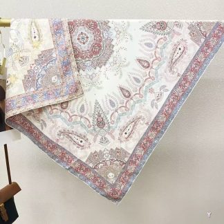 100% Real Silk Twill 90x90cm - 77g (with Pack) Square Scarf